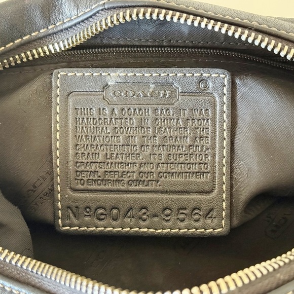 Coach Legacy Bag Shoulder Leather 9564 Demi Soho Boho Casual Y2K Chic Black - Picture 11 of 13